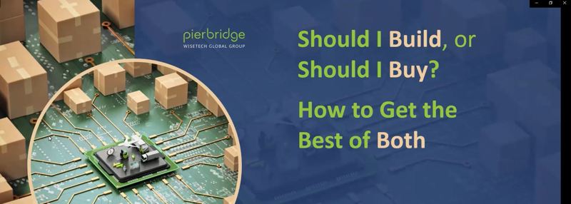 Buy vs build final mile shipping software pierbridge